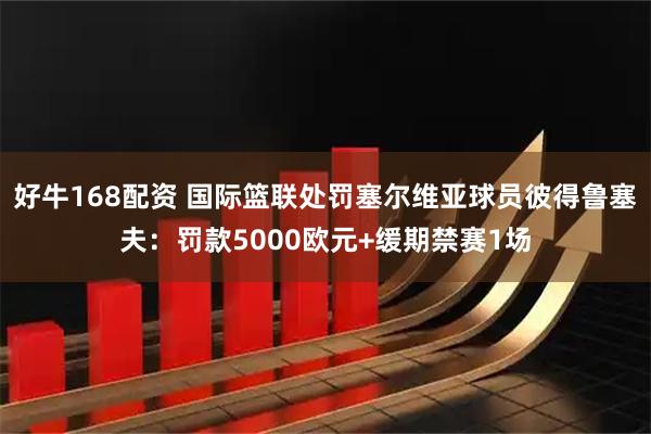 好牛168配资 国际篮联处罚塞尔维亚球员彼得鲁塞夫:罚款5000欧元+缓期禁赛1场