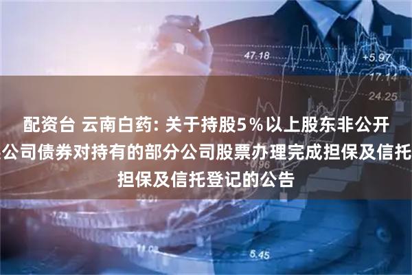 配资台 云南白药: 关于持股5％以上股东非公开发行可交换公司债券对持有的部分公司股票办理完成担保及信托登记的公告